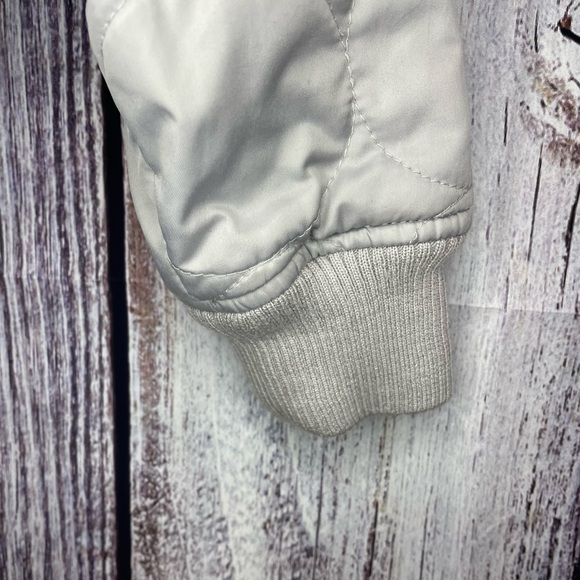 Authentic Original Cherokee Girls Grey Bomber Puffer Jacket Size XS (4/5). #5128 - Picture 6 of 8